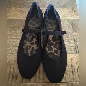 Rothy’s Square Mary Jane’s Black